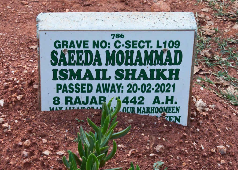 SHAIKH Saeeda Mohamad Ismail -2021