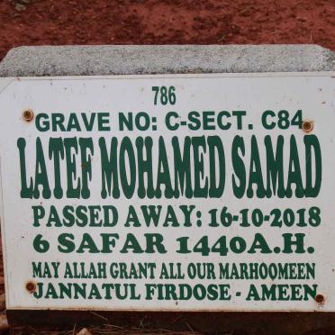 SAMAD Latef Mohamed -2018