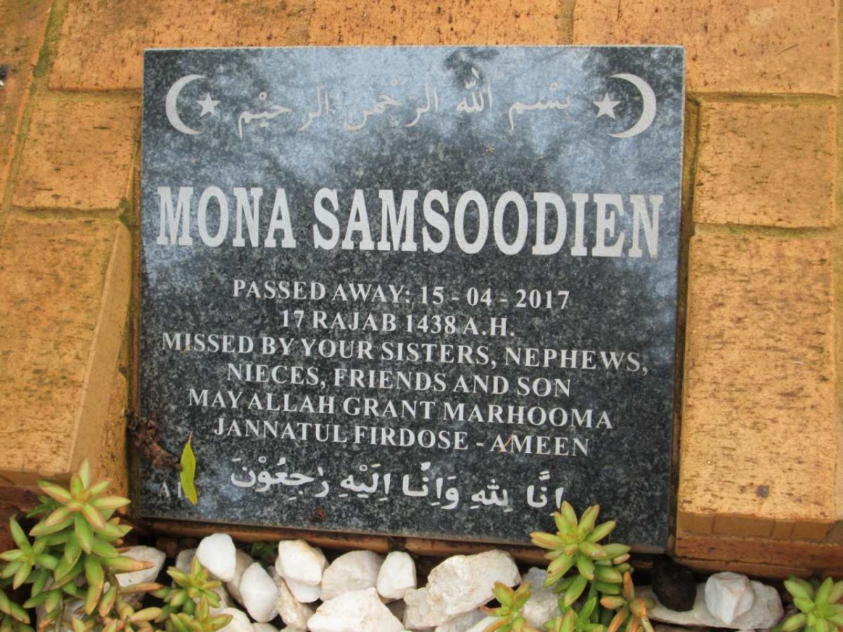 SAMSOODIEN Mona -2017