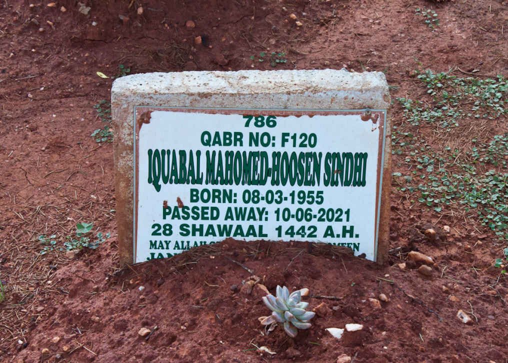 SINDHI Iquabal Mahomed-Hoosen 1955-2021
