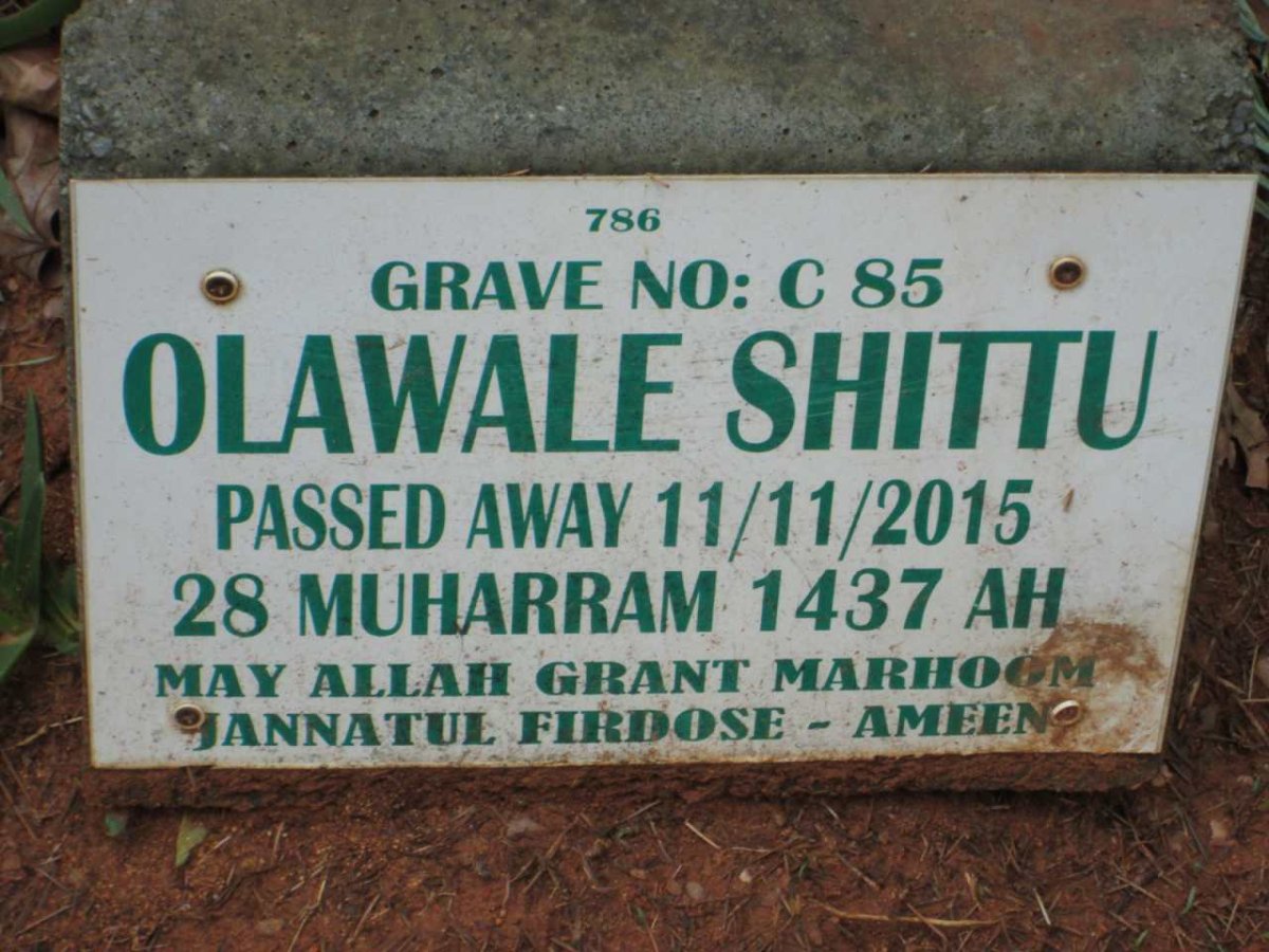 SHITTU Olawale -2015