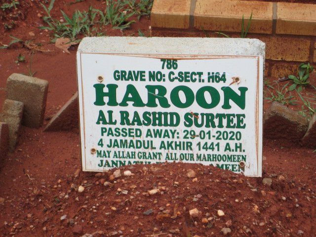 SURTEE Haroon Al Rashid -2020