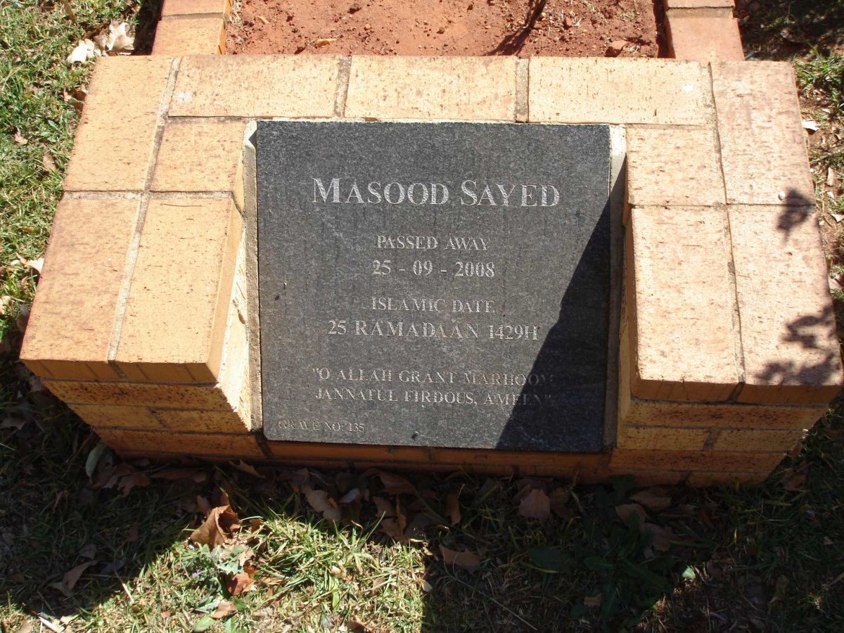 SAYED Masood -2008
