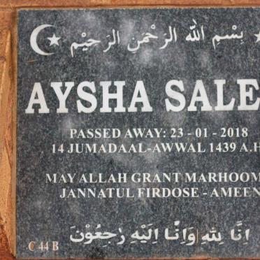 SALEH Aysha -2018