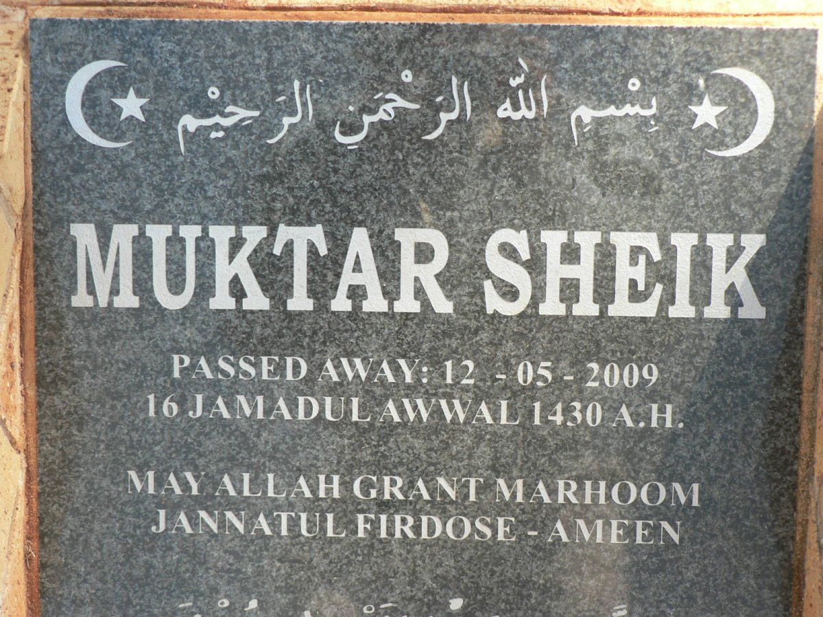 SHEIK Muktar -2009