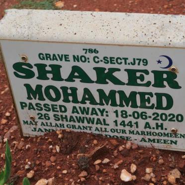 SHAKER Mohammed -2020