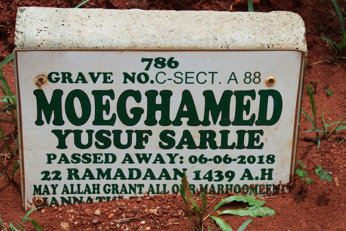 SARLIE Moeghamed Yusuf -2018