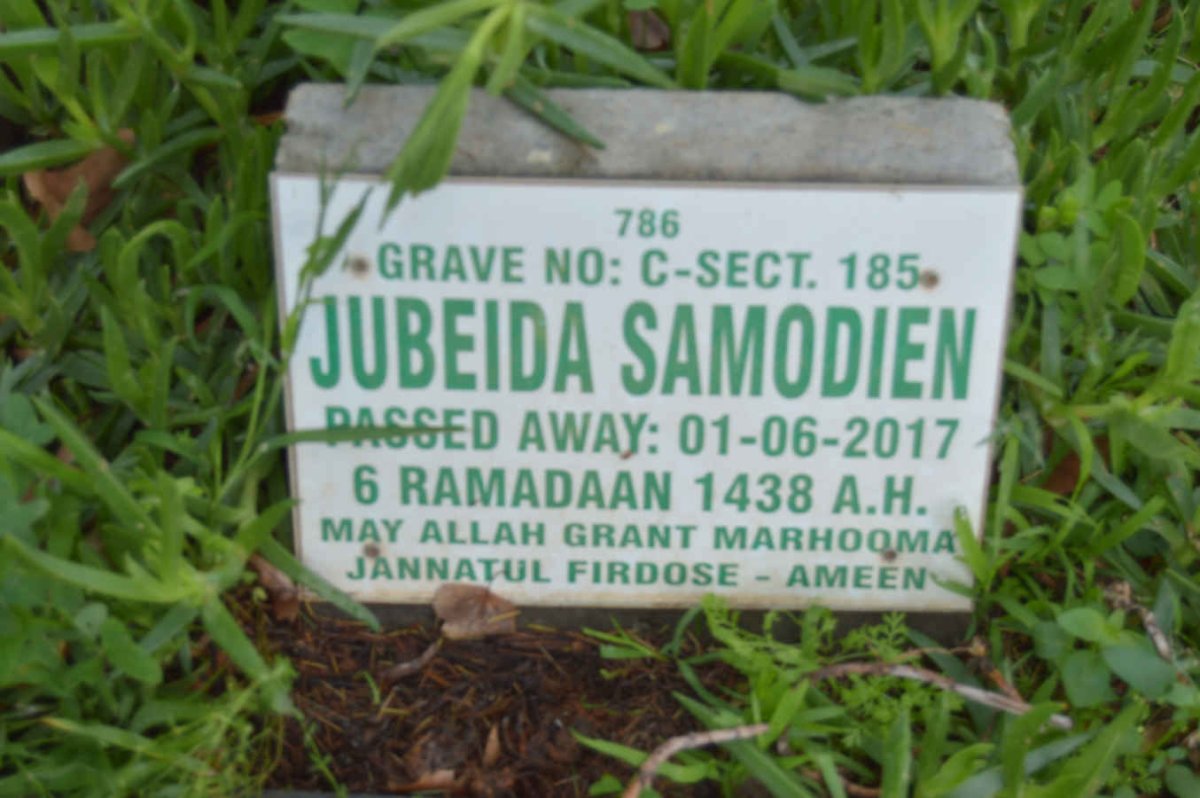SAMODIEN Jubeida -2017