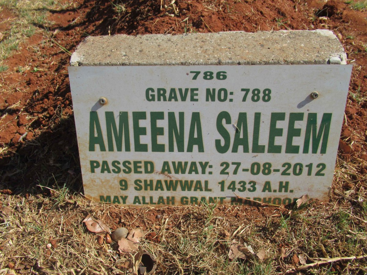 SALEEM Ameena -2012