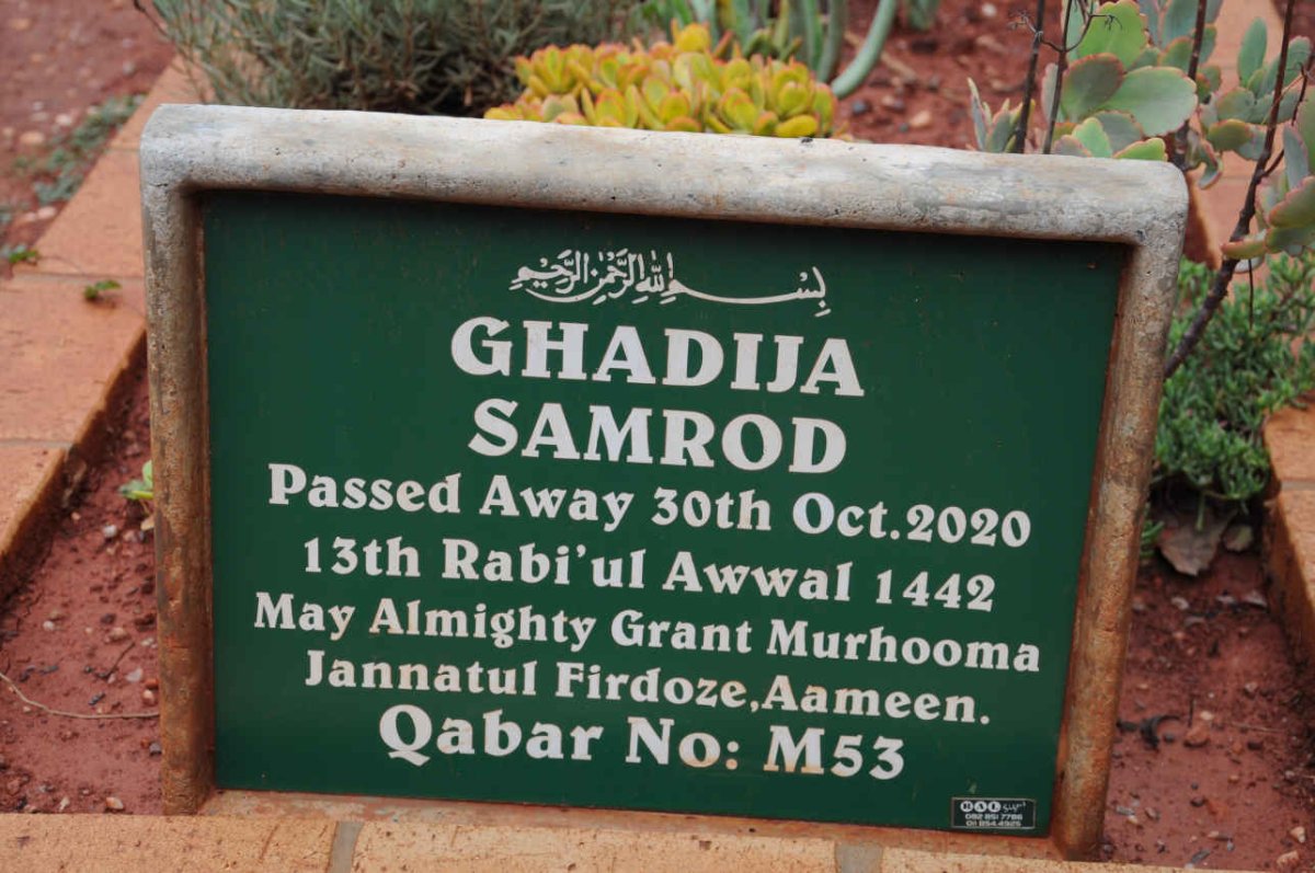 SAMROD Ghadija -2020
