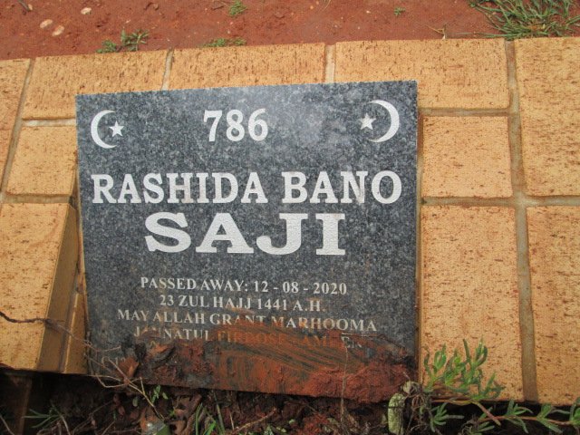 SAJI Rashida Bano -2020