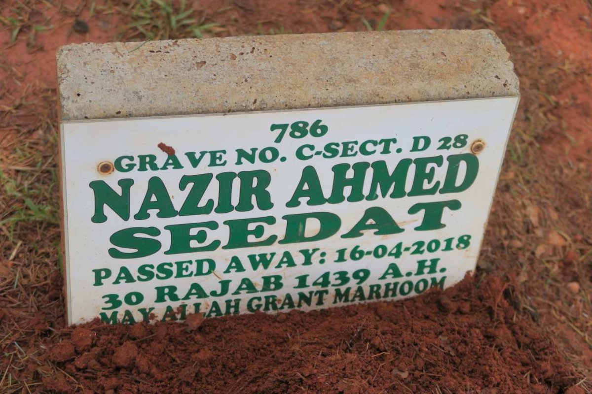 SEEDAT Nazir Ahmed -2018