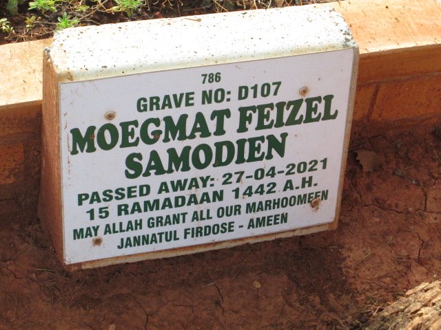 SAMODIEN Moegmat Feizel -2021