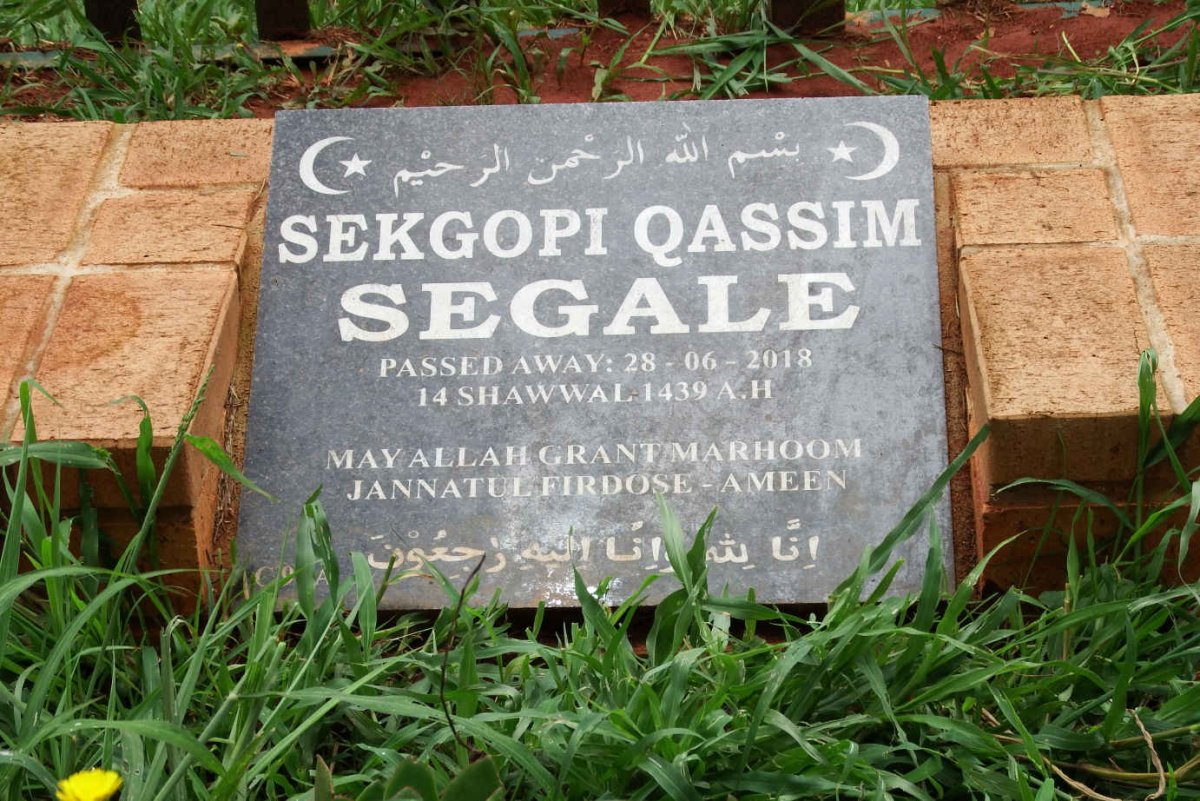 SEGALE Sekgopi Qassim -2018
