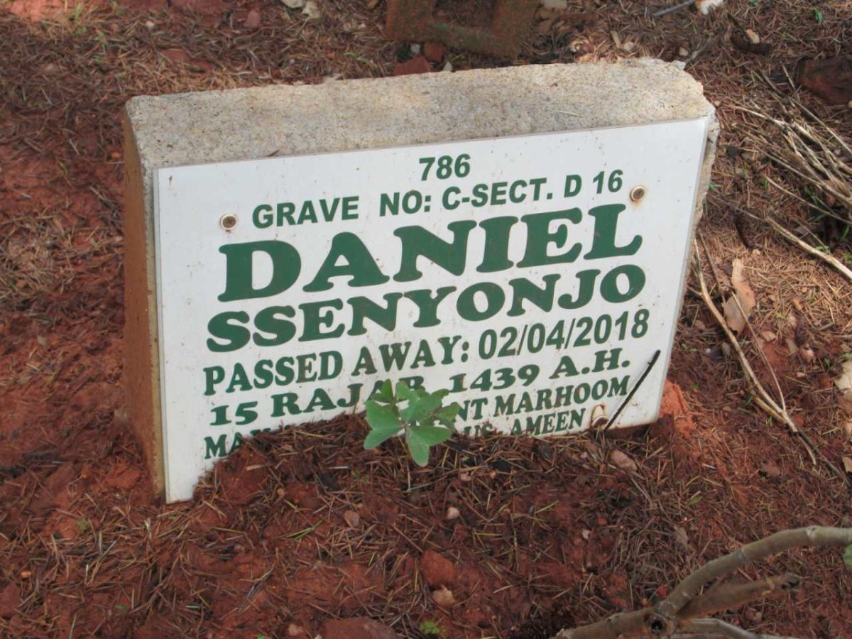 SSENYONJO Daniel -2018