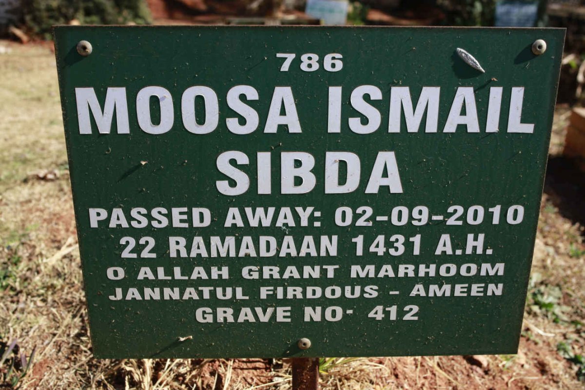 SIBDA Moosa Ismail -2010