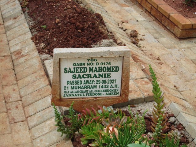 SACRANIE Sajeed Mahomed -2021