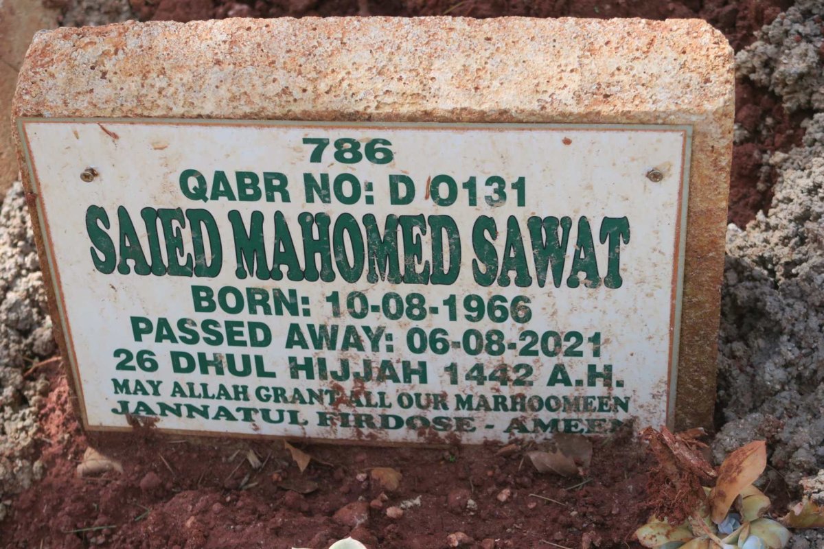SAWAT Saied Mahomed 1966-2021