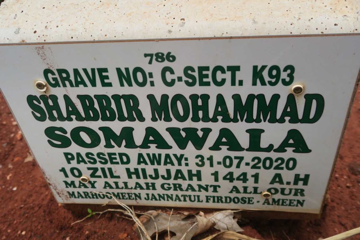 SOMAWALA Shabbir Mohammad -2020