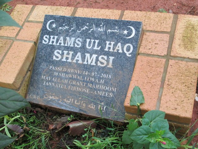 SHAMSI Shams Ul Haq -2018