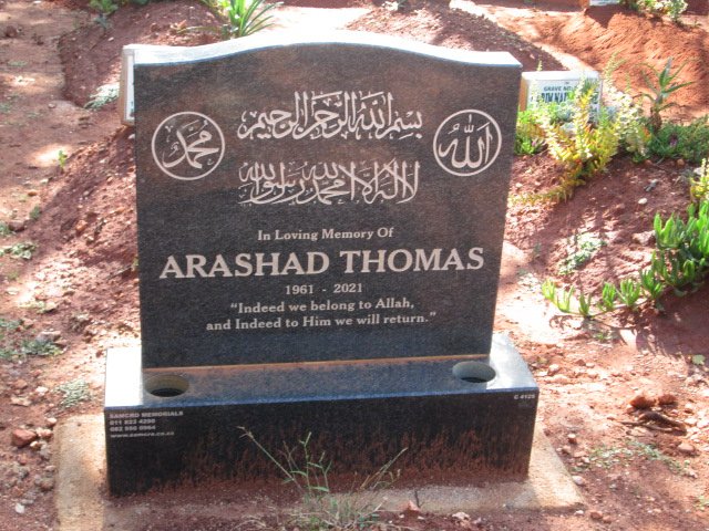 THOMAS Arashad 1961-2021