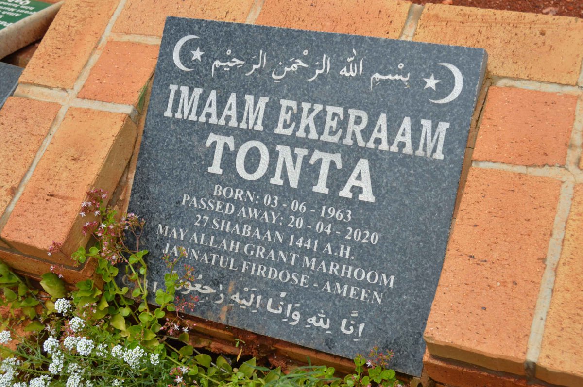 TONTA Imaam Ekeraam 1963-2020