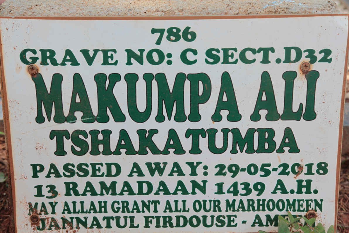 TSHAKATUMBA Makumpa Ali -2018