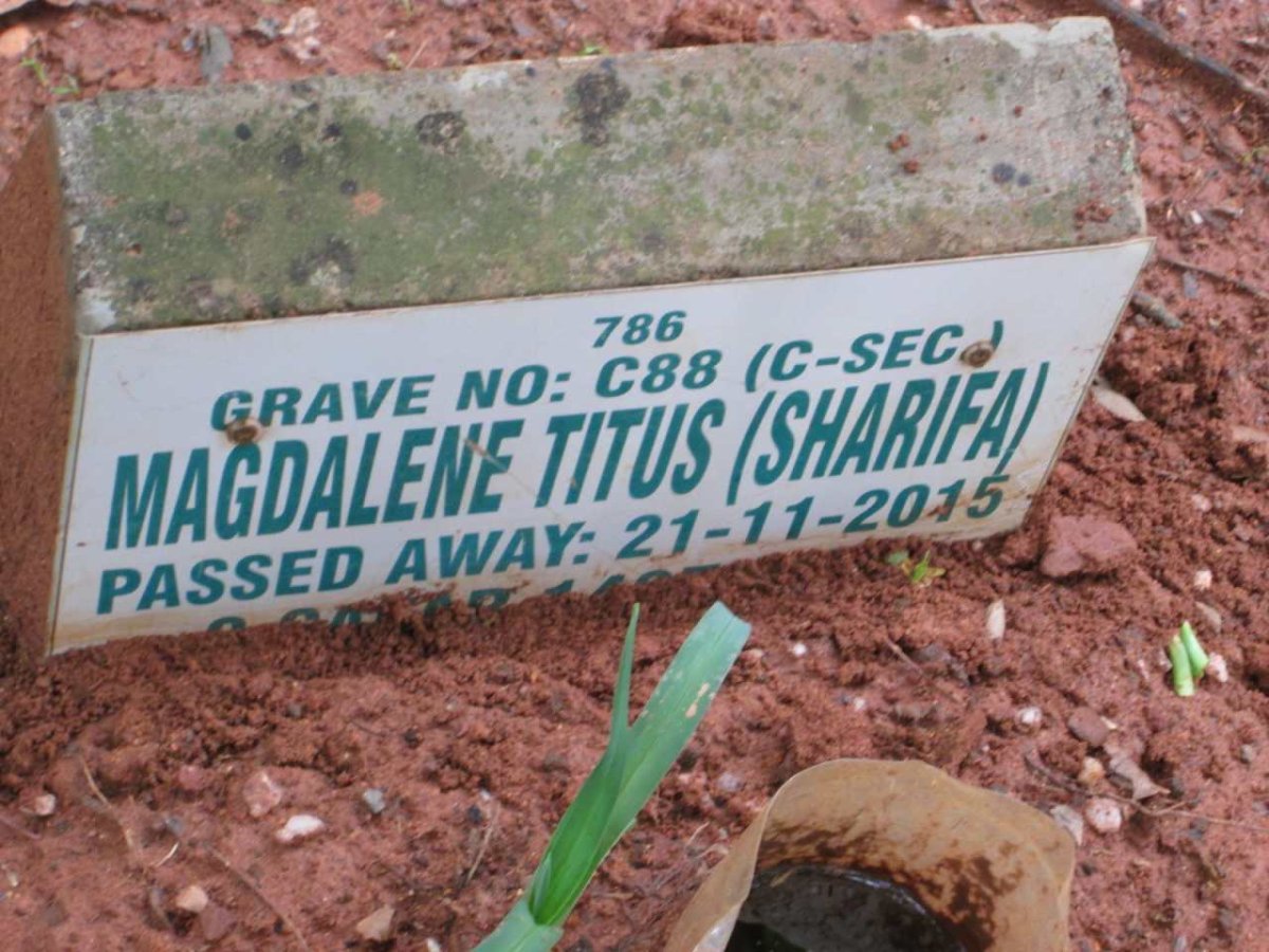 TITUS Magdalene nee SHARIFA -2015
