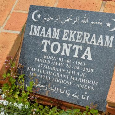 TONTA Imaam Ekeraam 1963-2020