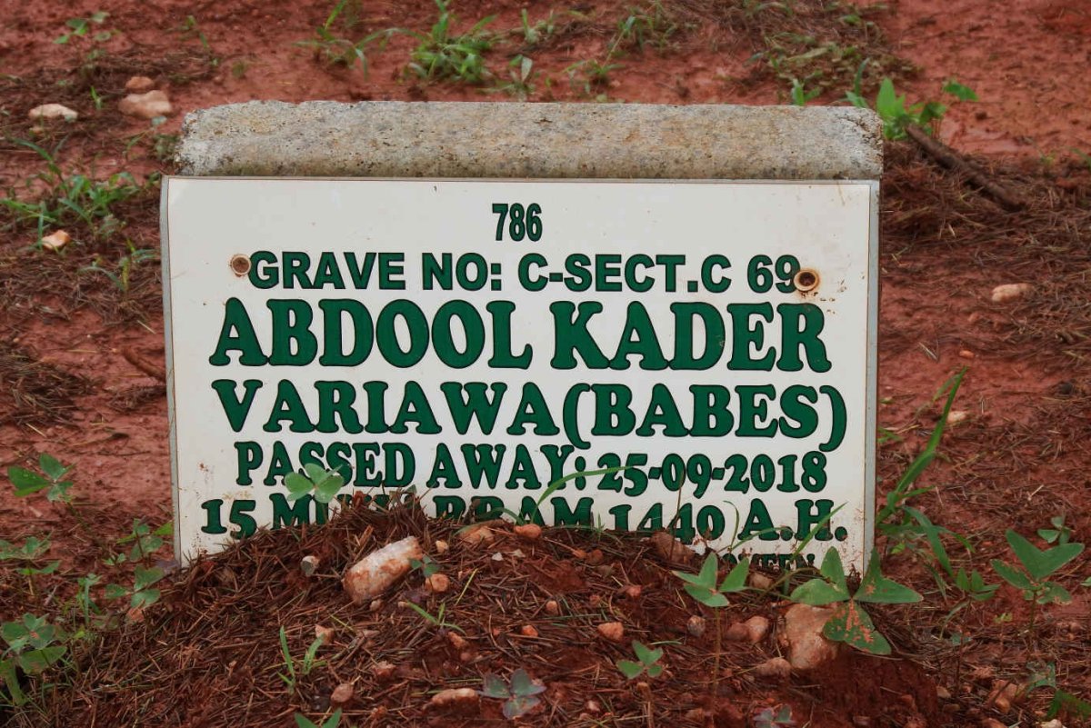 VARIAWA Abdool Kader -2018