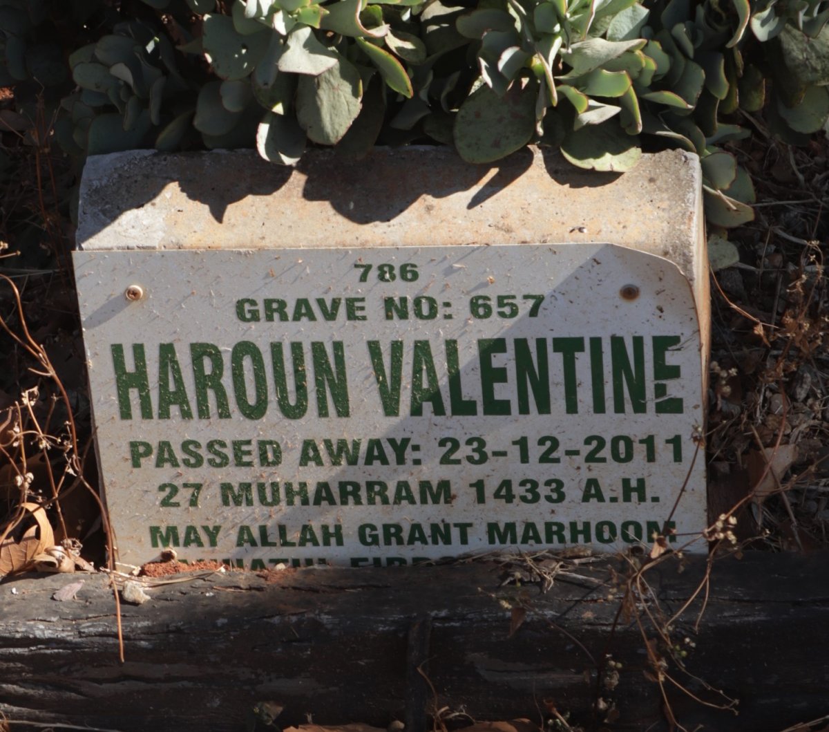 VALENTINE Haroun -2011