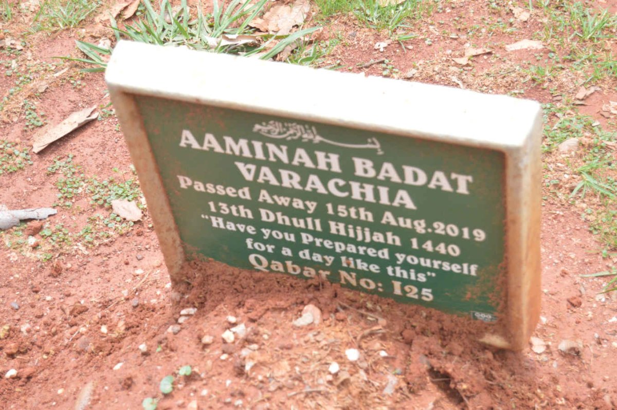 VARACHIA Aaminah Badat -2019