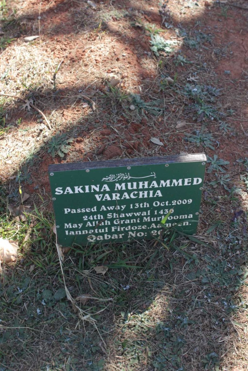 VARACHIA Sakina Muhammed -2009
