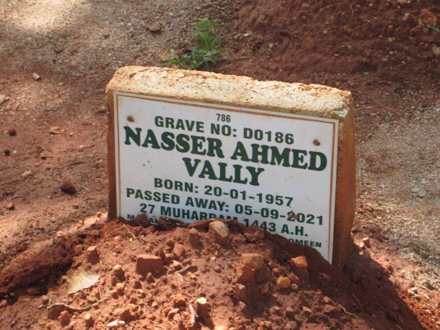 VALLY Nasser Ahmed 1957-2021