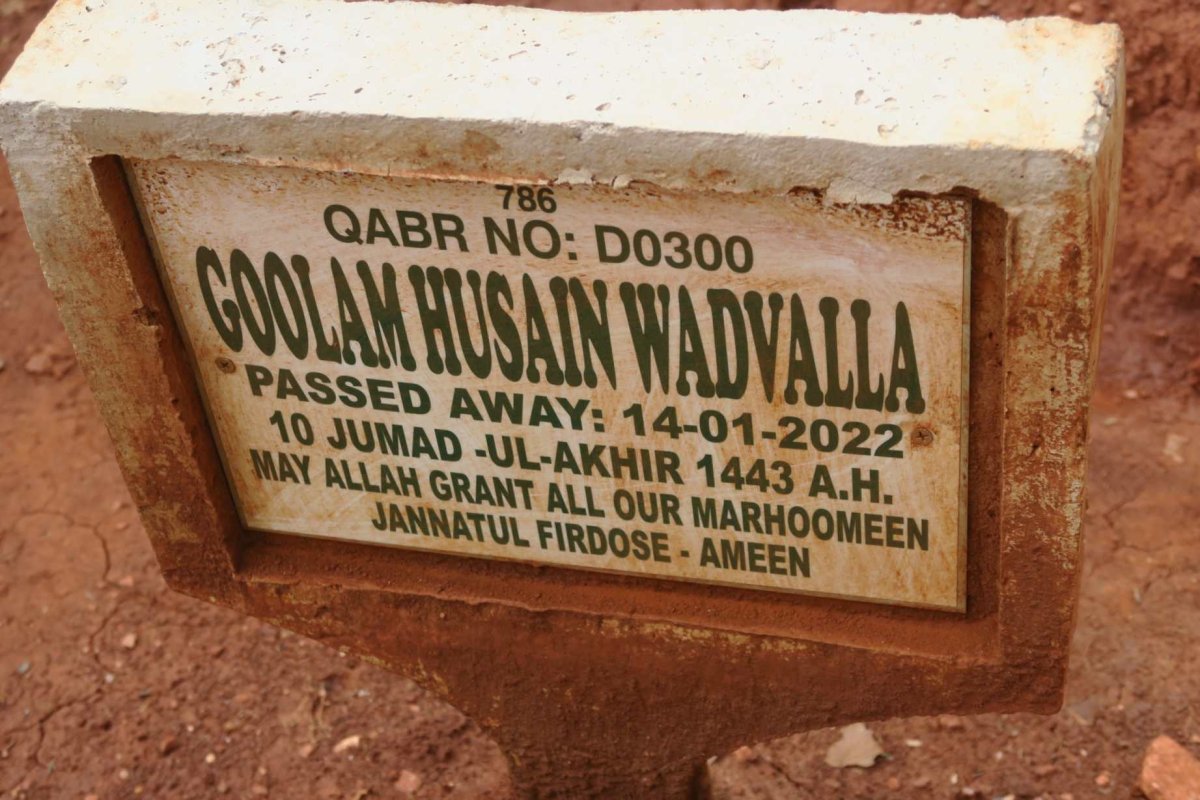 WADVALLA Goolam Husain -2022