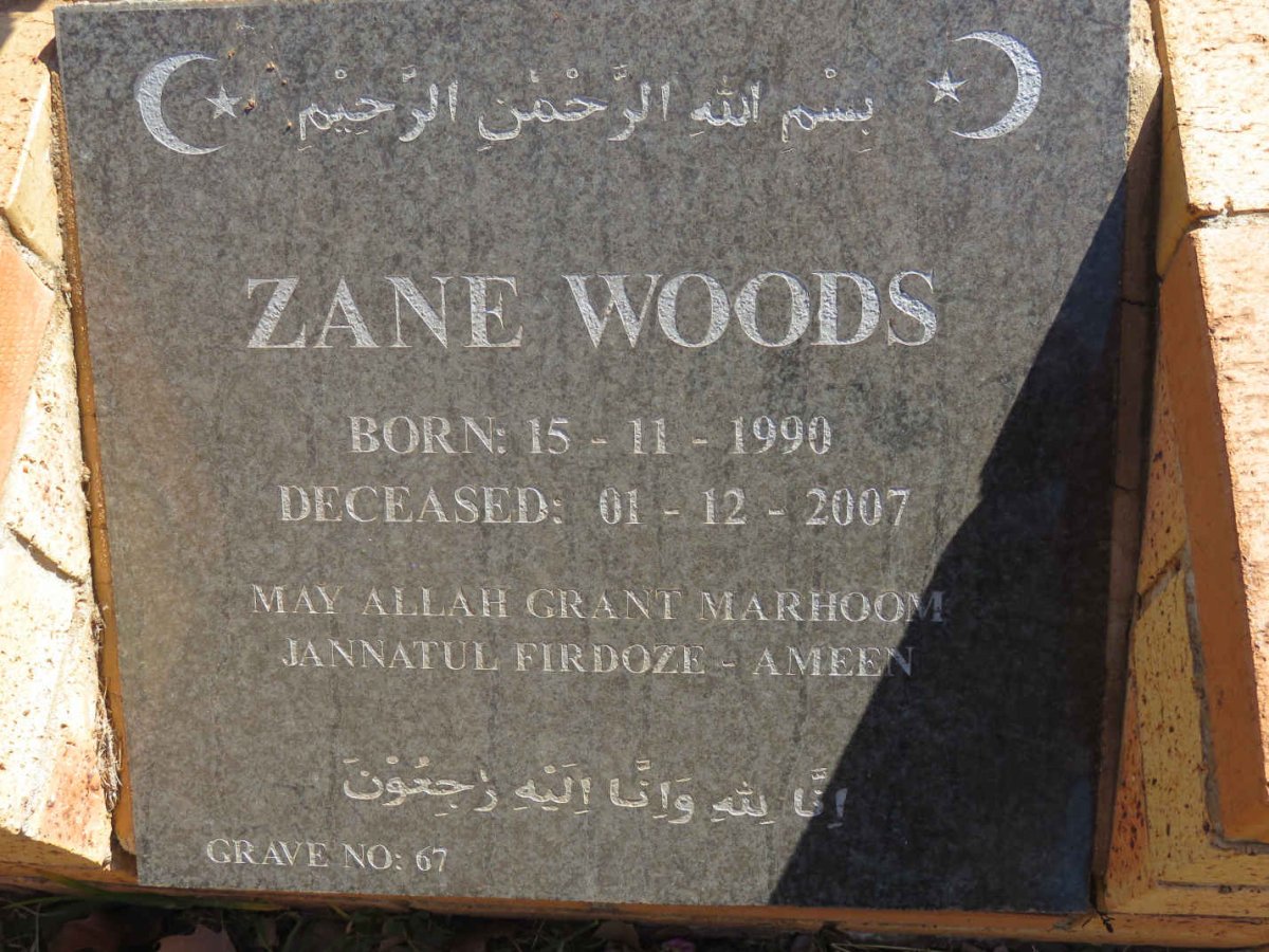 WOODS Zane 1990-2007