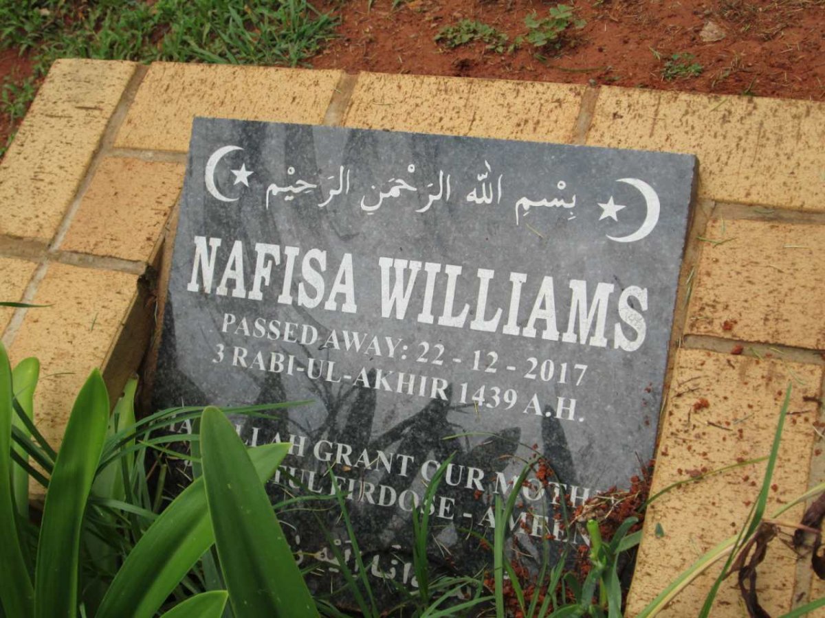 WILLIAMS Nafisa -2017