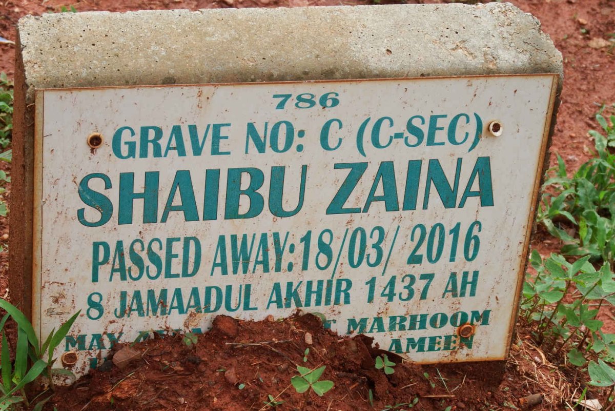 ZAINA Shaibu -2016