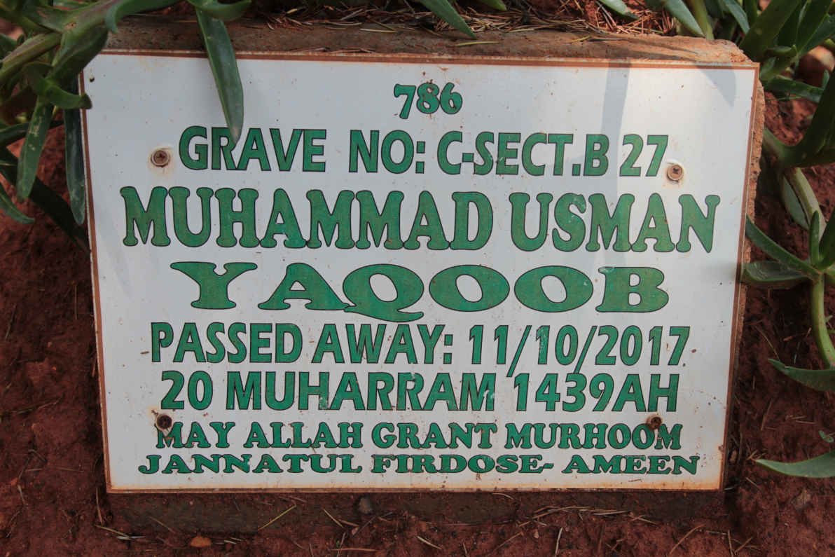 YAQOOB Muhammad Usman -2017