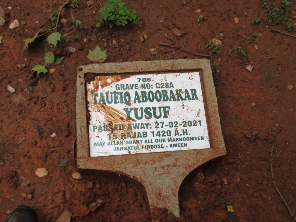 YUSUF Taufiq Aboobakar -2021