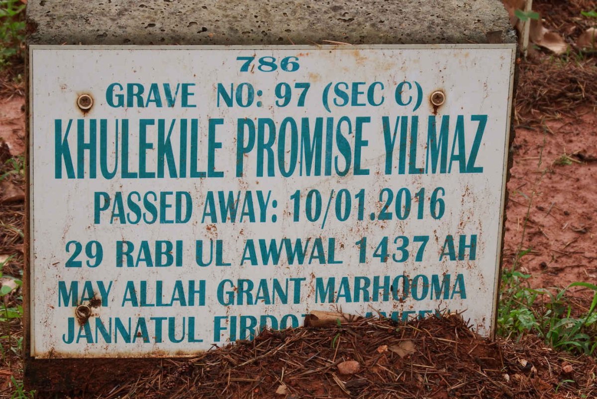 YILMAZ Khulekile Promise -2016