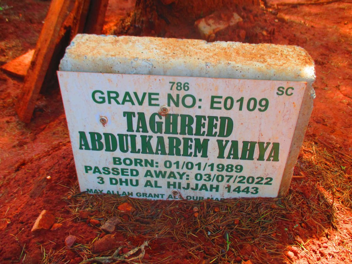 YAHYA Taghreed Abdulkarem 1989-2022
