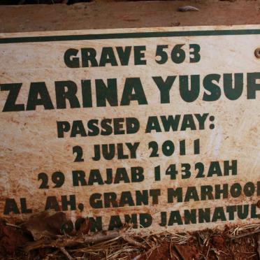 YUSUF Zarina -2011