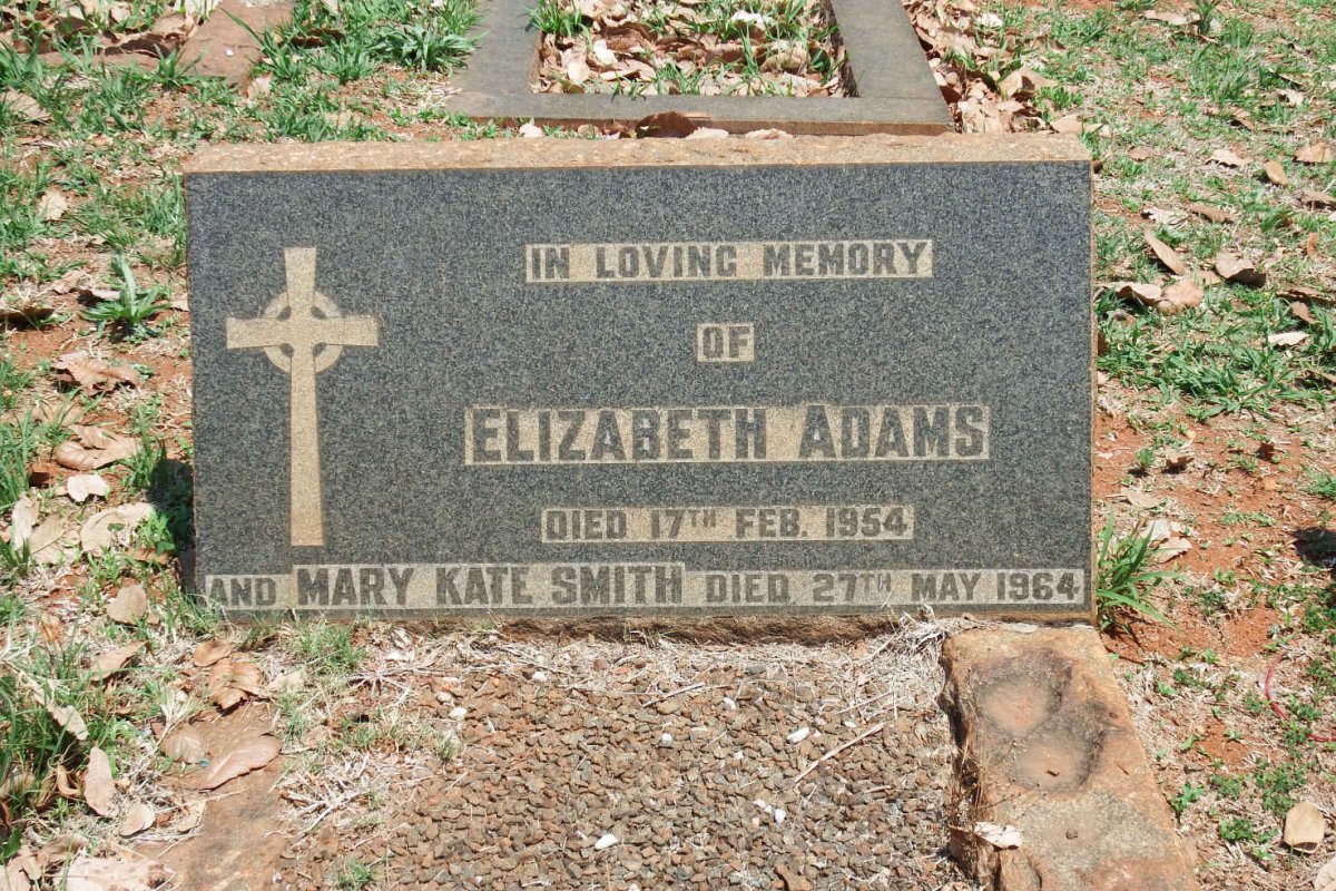 ADAMS Elizabeth -1954 :: SMITH Mary Kate -1964