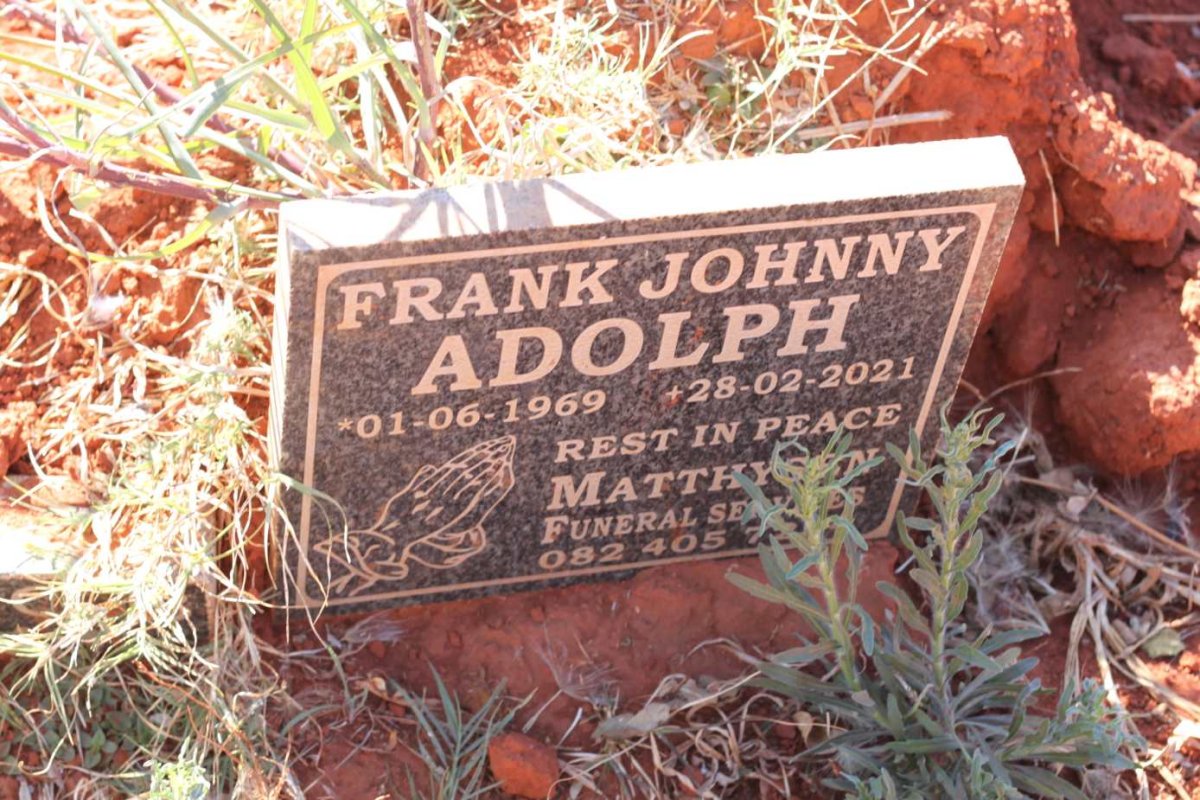 ADOLPH Frank Johnny 1969-2021