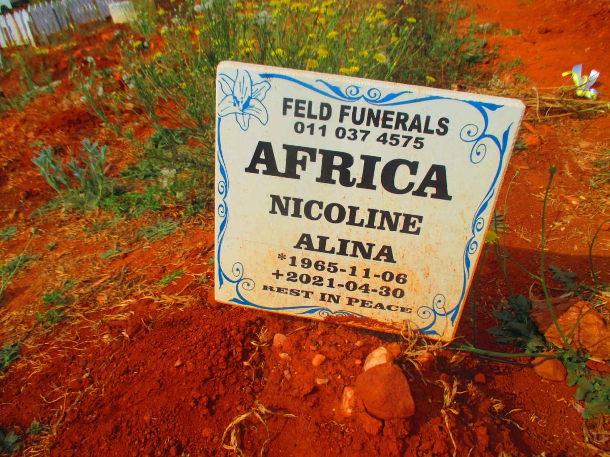AFRICA Nicoline Alina 1965-2021