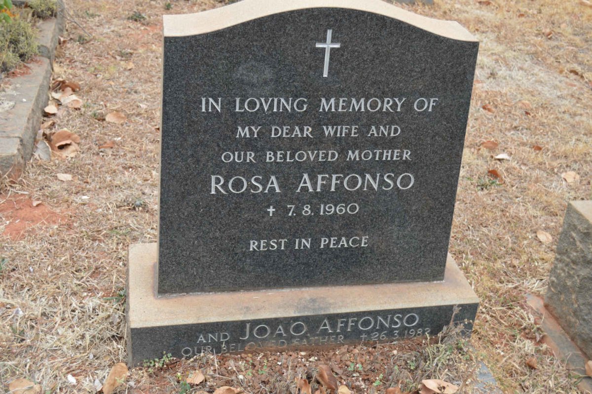 AFFONSO Joao -1982 &amp; Rosa -1960
