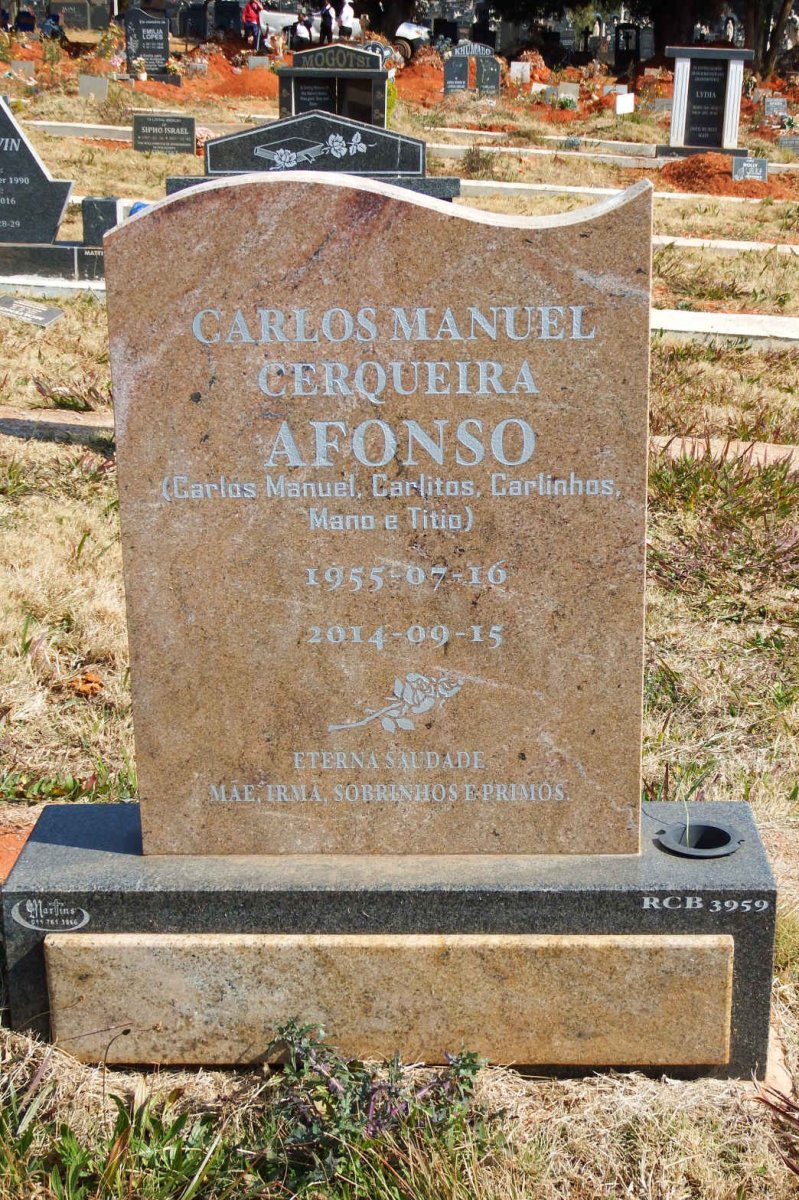 AFONSO Carlos Manuel Cerqueira 1955-2014