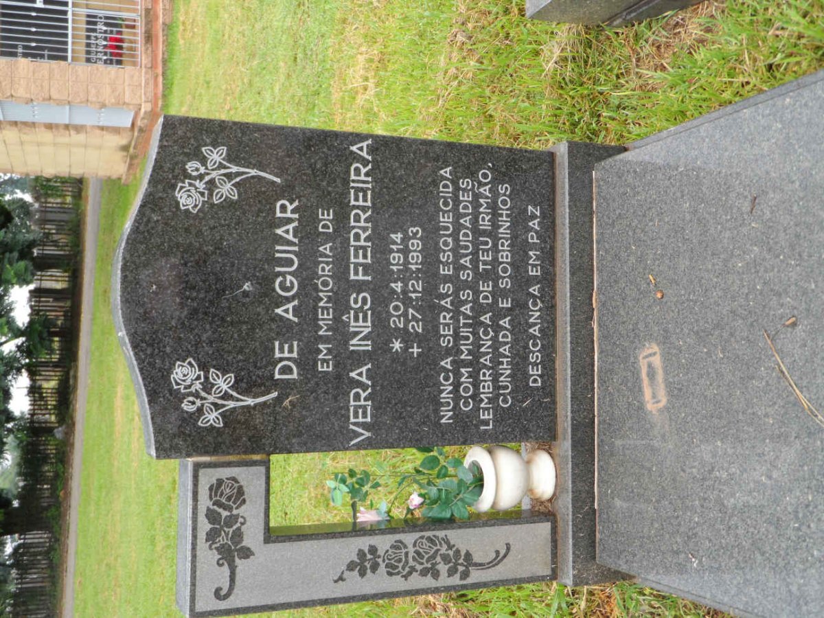 AGUIAR Vera Ines Ferreira, de 1914-1993