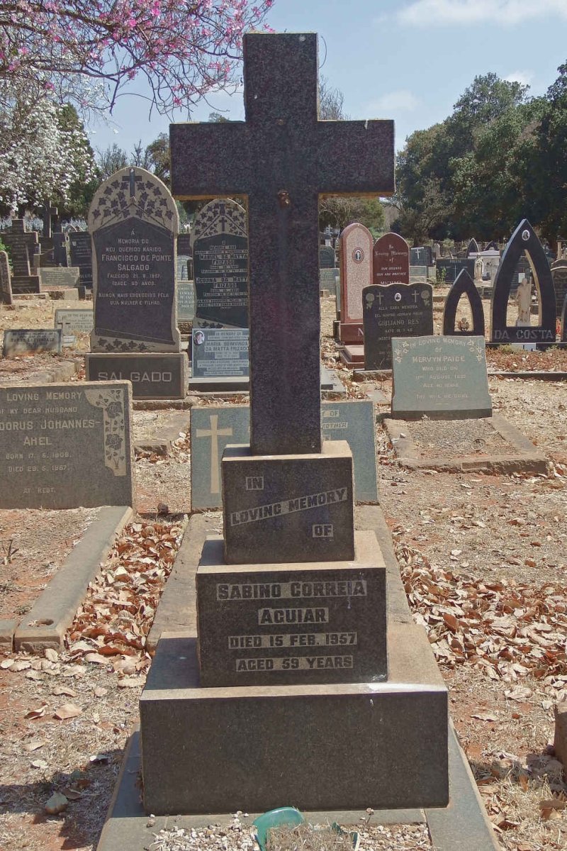 AGUIAR Sabino Correia -1957